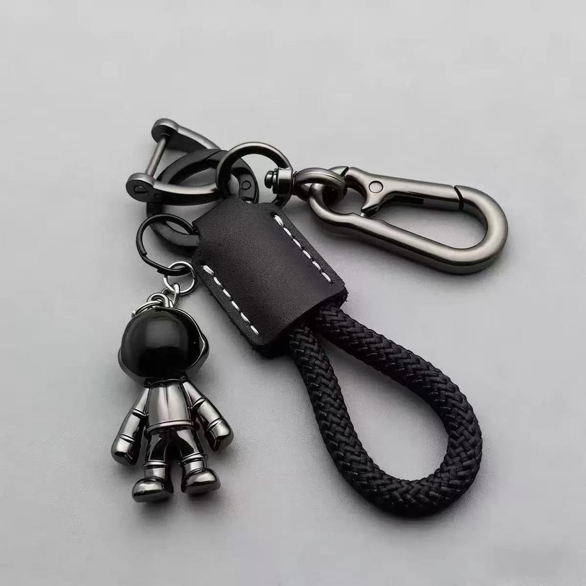 Initial Ring Custom - شعار مخصص الكرتون لطيف رائد الفضاء