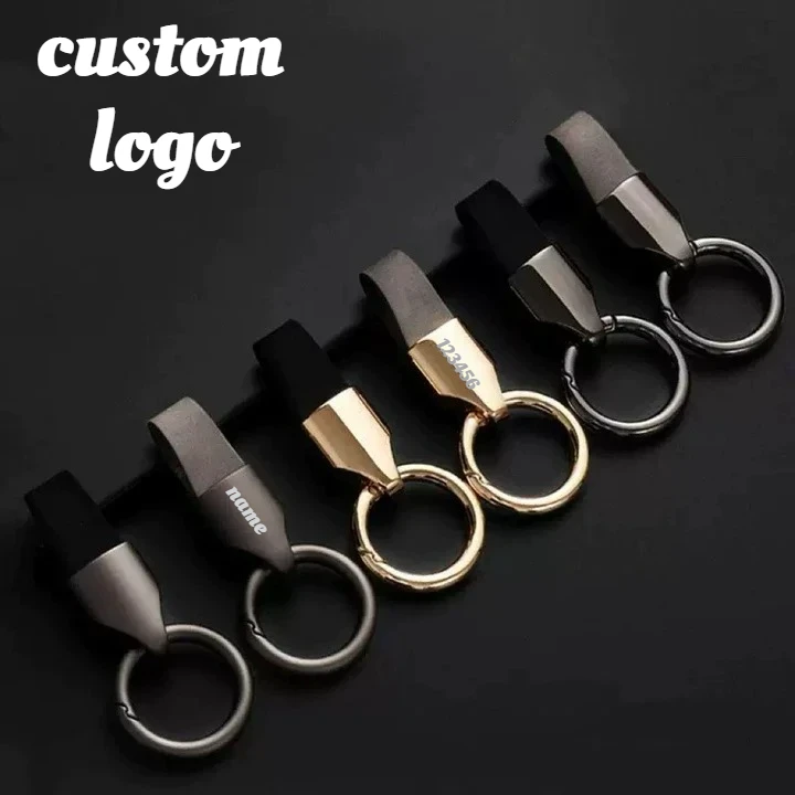 سلسلة مفاتيح من الجلد الطبيعي  - مراجعة Initial Ring Custom وسعره
