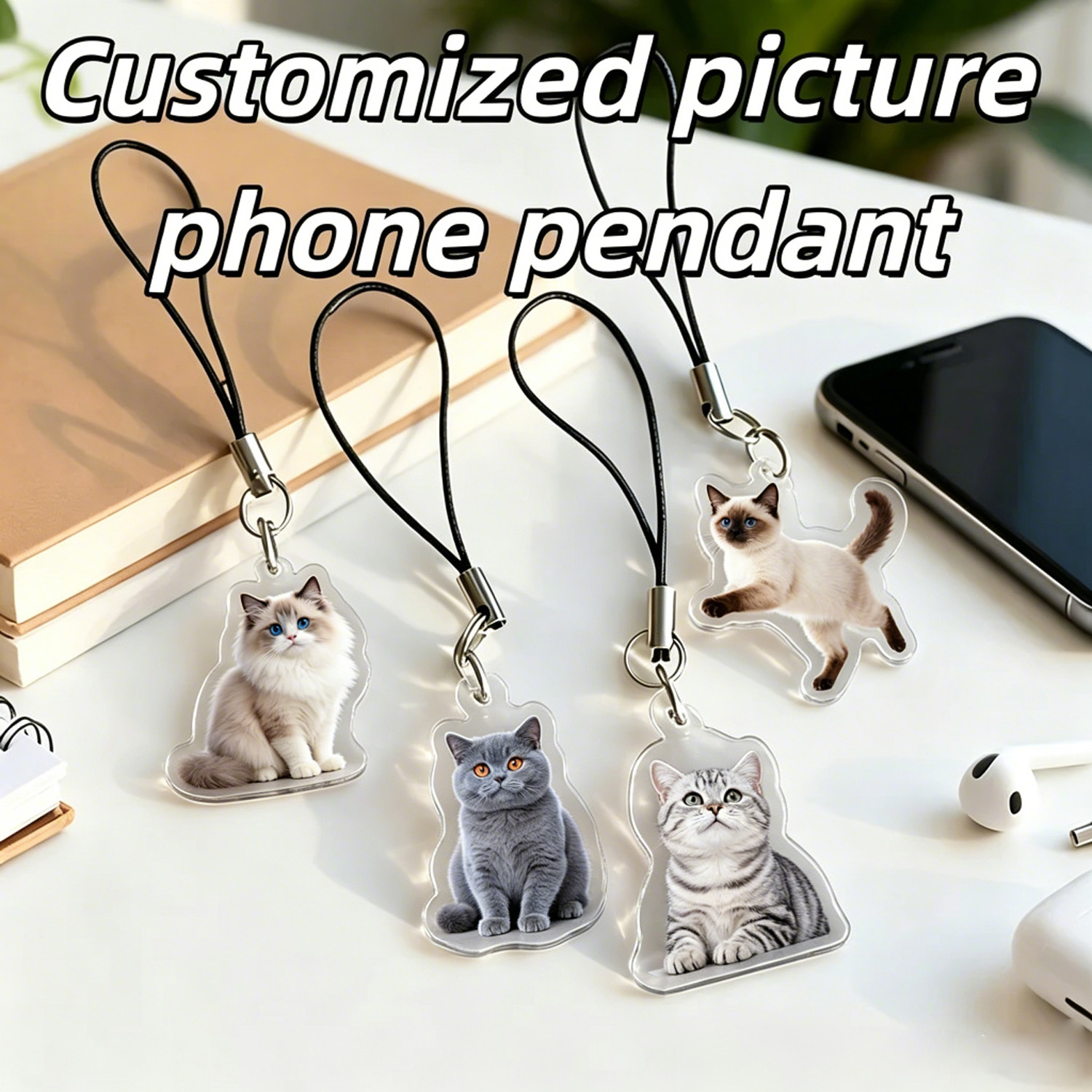 قلادة هاتف بصورة حيوان أليف مخ - مراجعة Pet Portrait Custom وسعره
