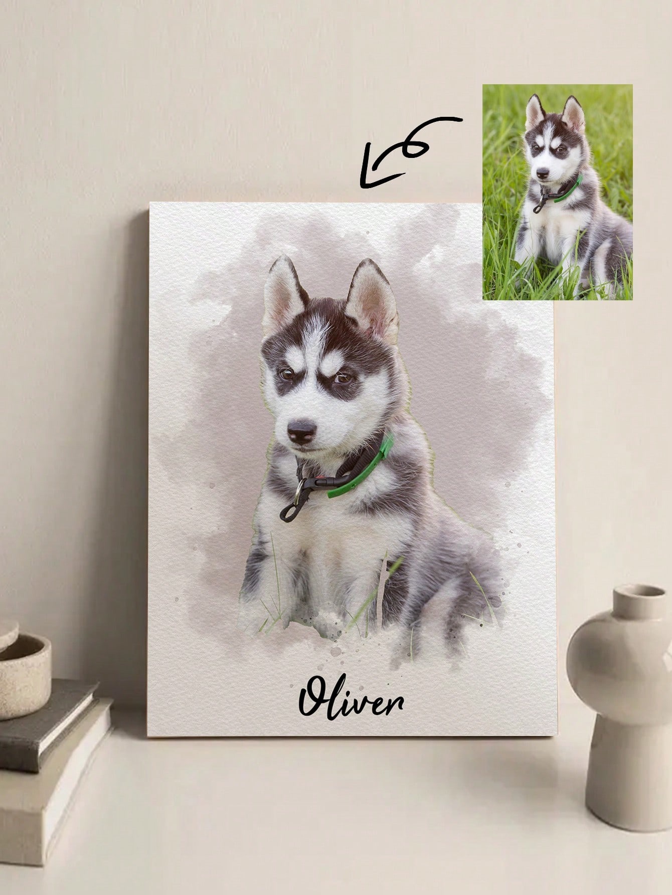 إطار صور مخصص لصور الحيوانات ا - مراجعة Pet Portrait Custom وسعره