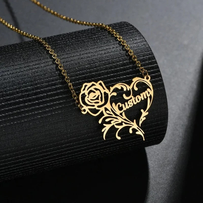 قلادة بدلاية على شكل زهرة من ا - مراجعة Birth Flower Necklace وسعره