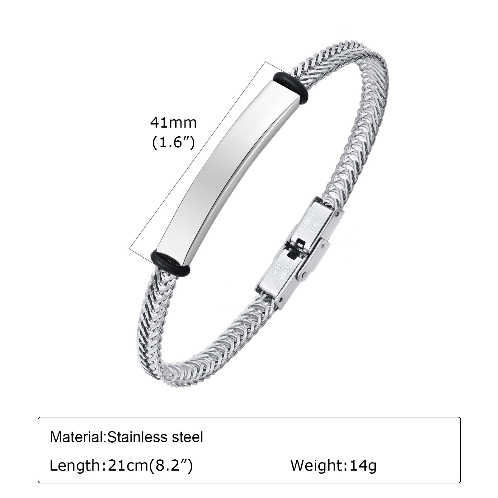 أساور Vnox المخصصة للرجال والن - مراجعة Coordinates Bracelet وسعره